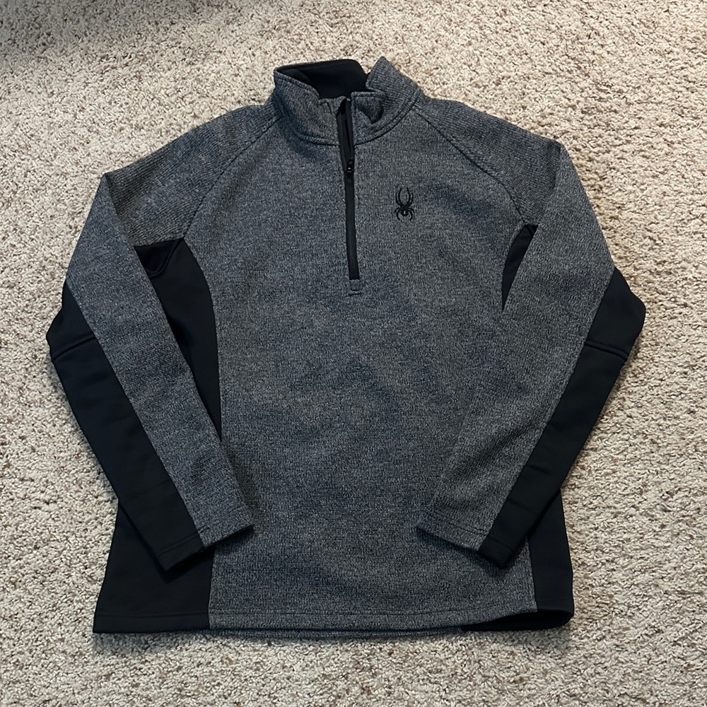 Spyder Men's Charcoal and Black Lightweight Jacket